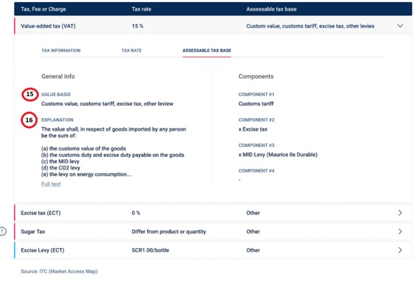 Screen 3. Taxable value” (assessable tax base)